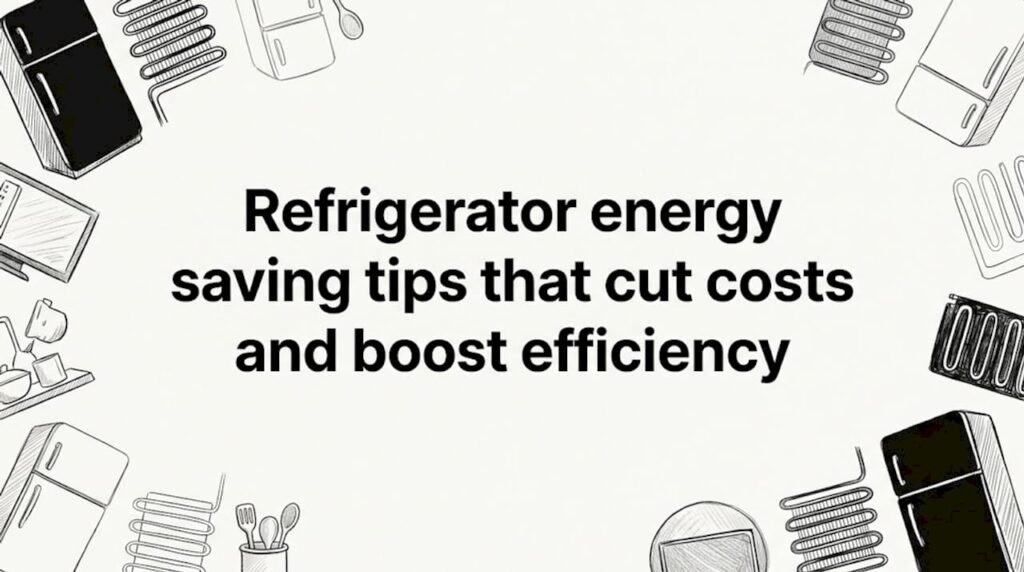 Hand-drawn refrigerator themed title card