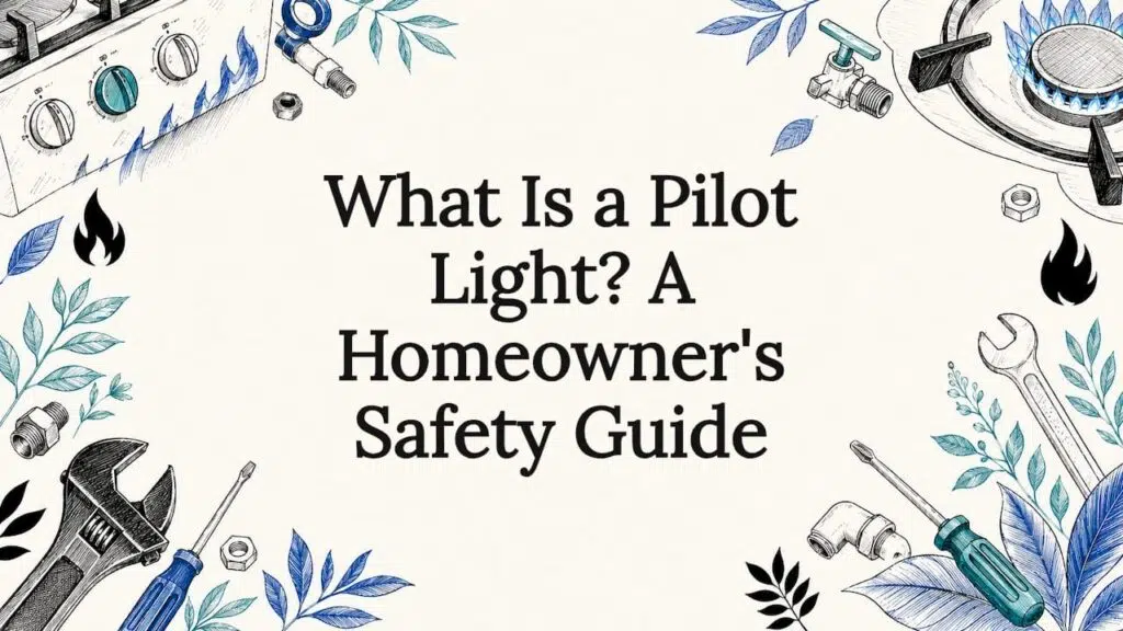 Decorative title card illustration for pilot light article