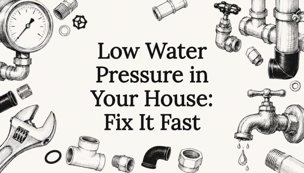 Decorative title card illustration for water pressure article