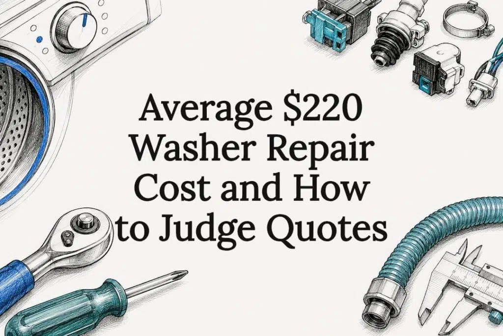 Washer repair cost guide title card