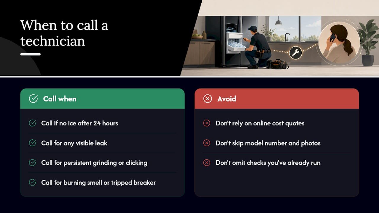 When Should You Call a Technician Instead? — overview diagram