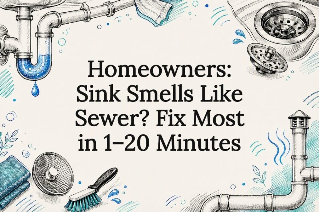 Decorative sink odor troubleshooting title card