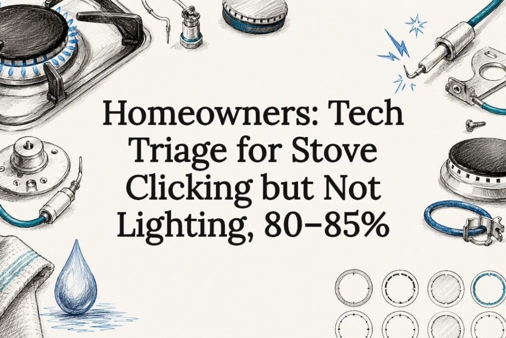 Decorative stove ignition troubleshooting title card