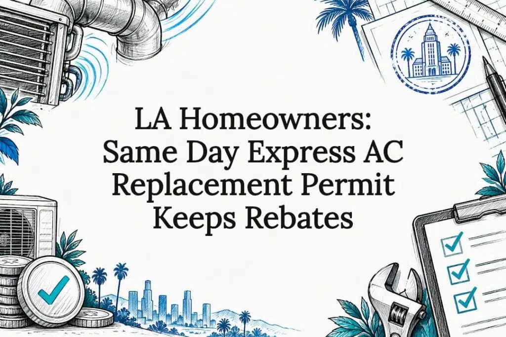 Decorative AC permit rebate title card