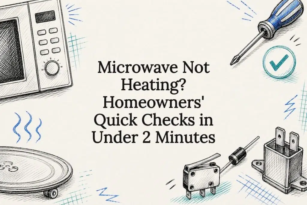 Microwave troubleshooting title card illustration