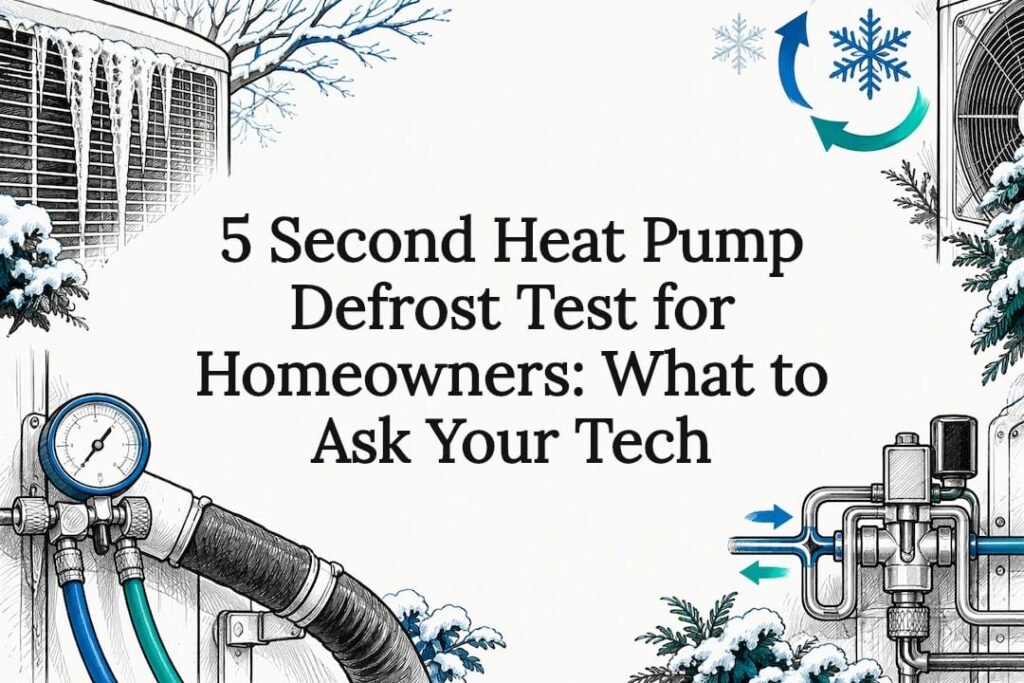 Heat pump defrost test title card