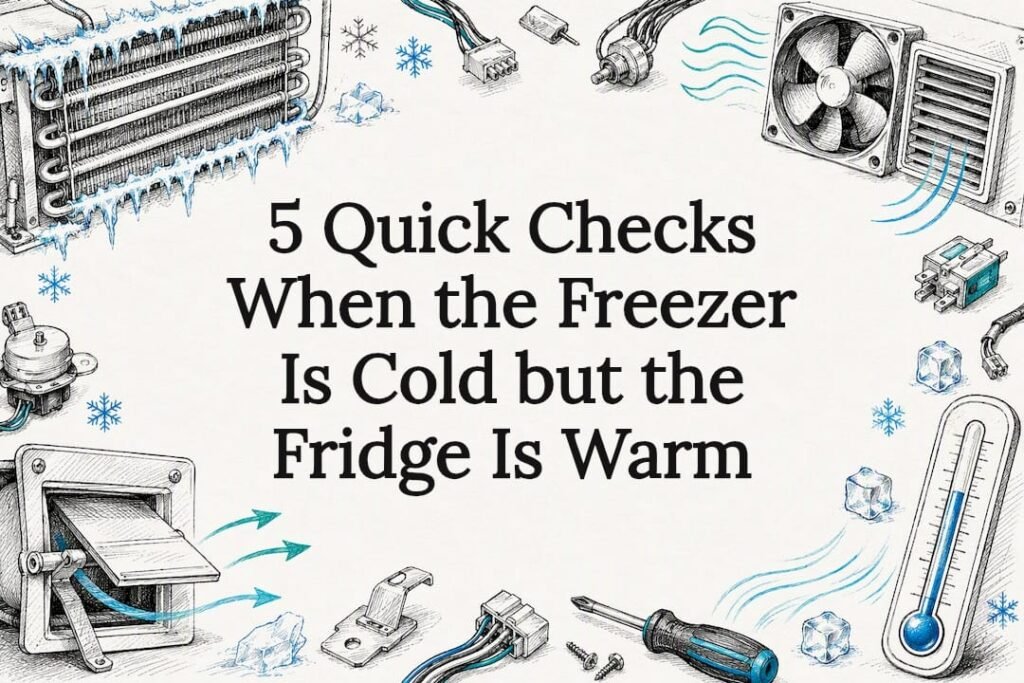 Decorative refrigerator airflow title card
