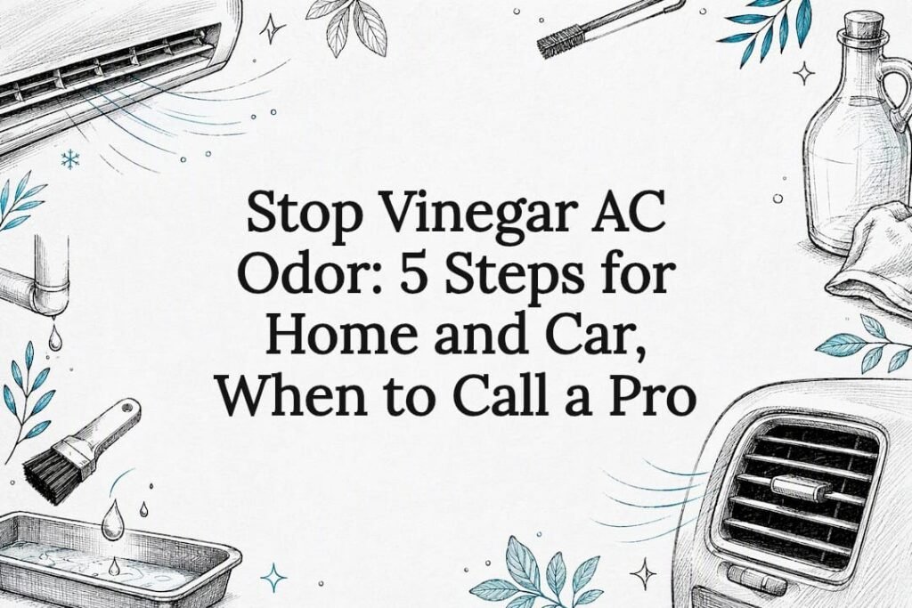 Decorative AC odor prevention title card