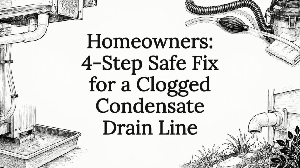 Condensate drain repair title card