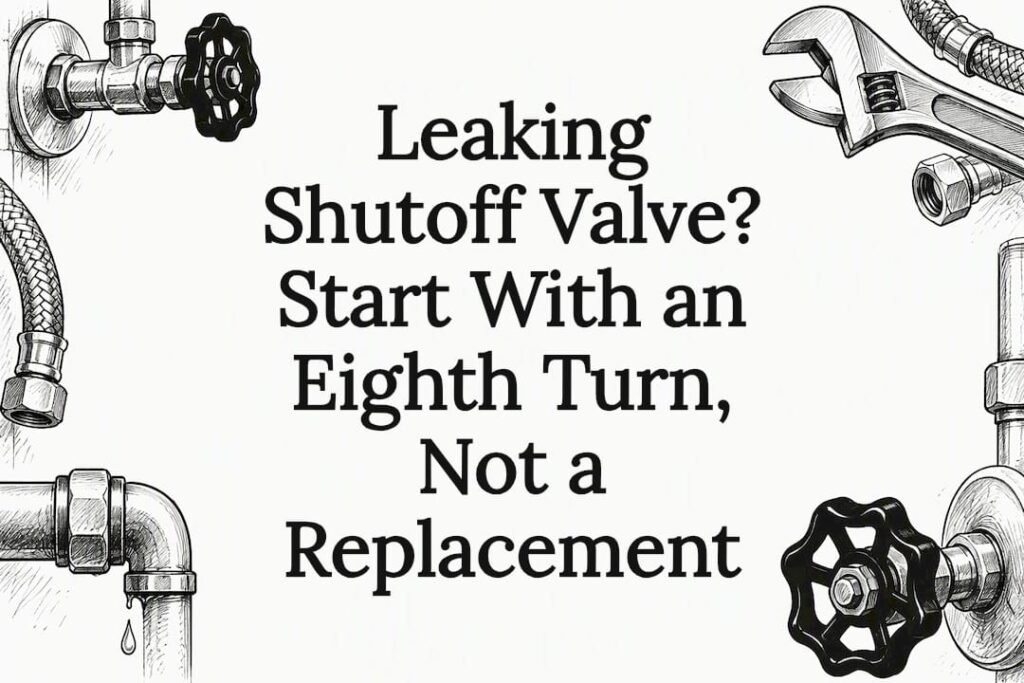 Hand-drawn shutoff valve title card