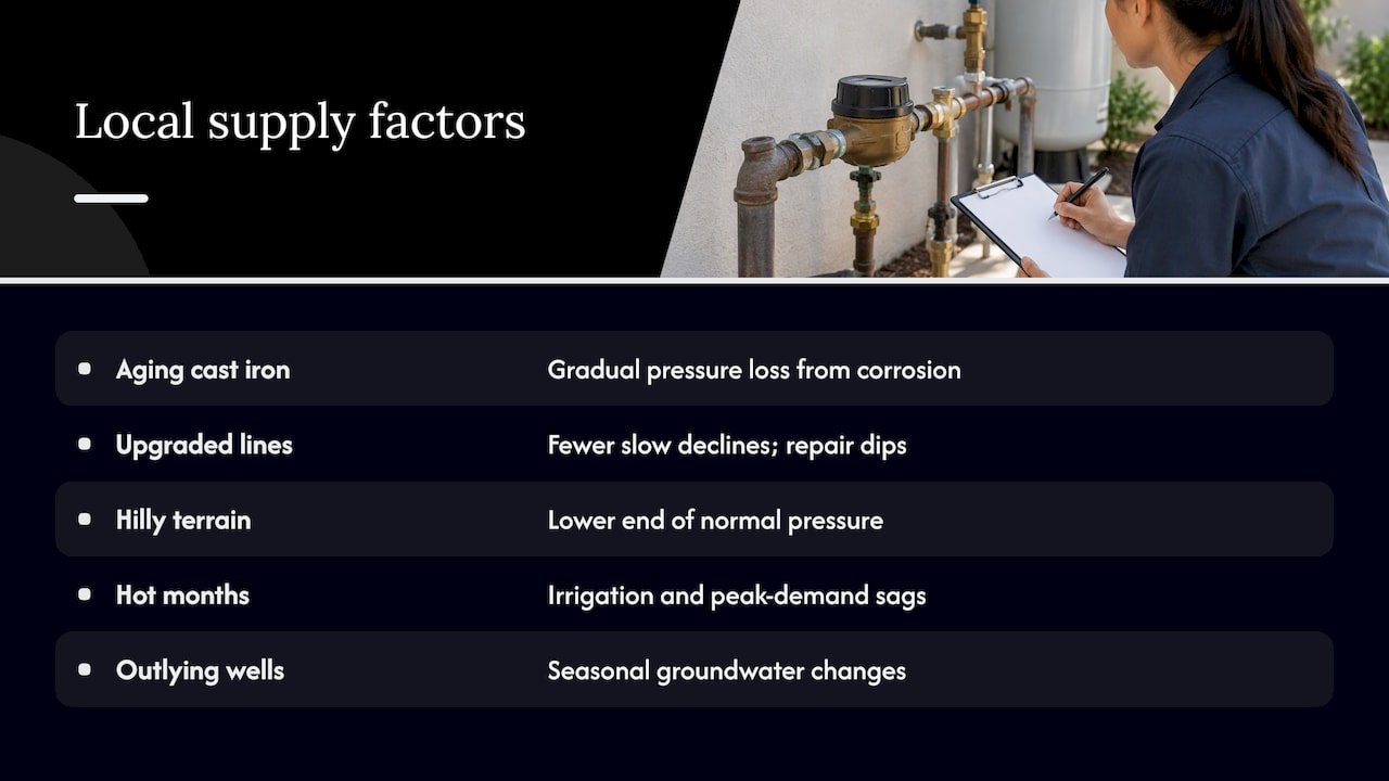 Local Water Supply Factors in Orange and Los Angeles Counties — overview diagram