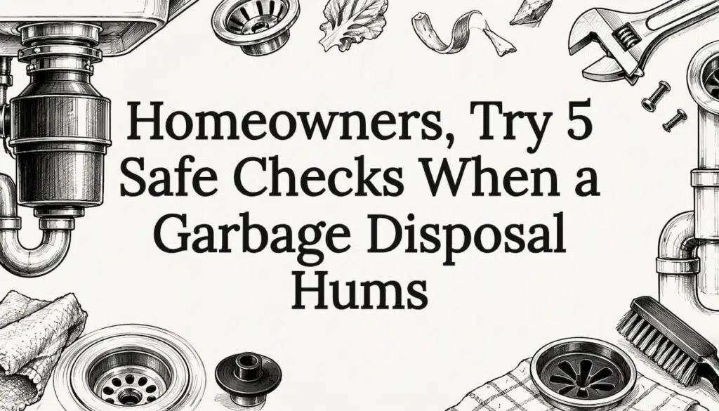 Hand-drawn garbage disposal title card