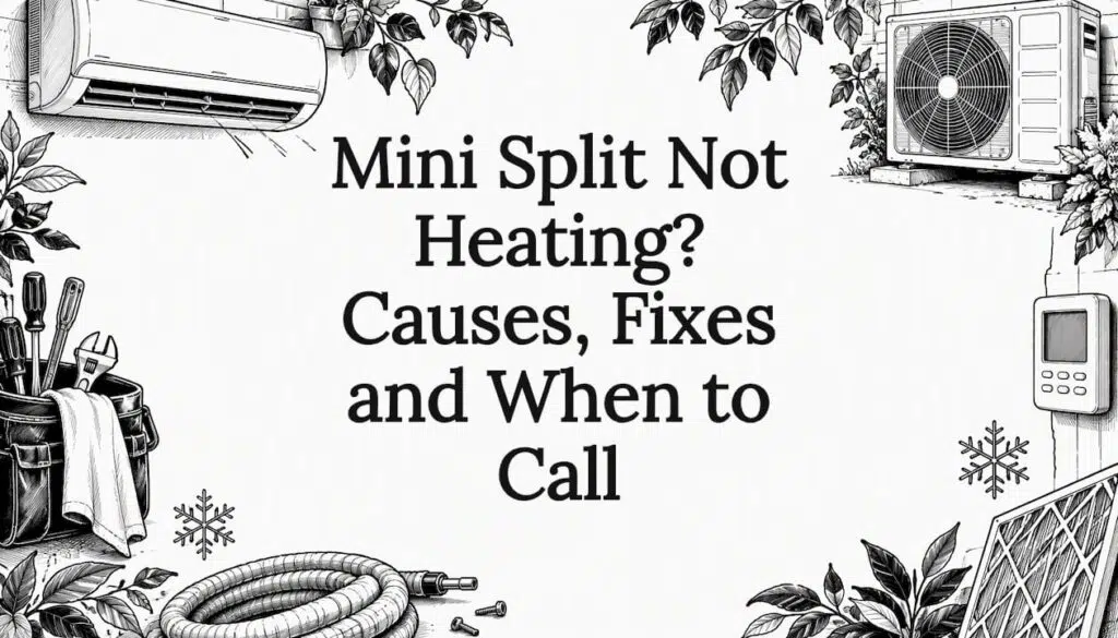 Mini split heating repair title card