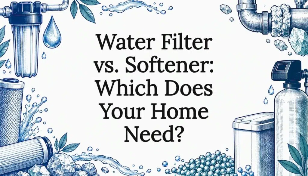 Water treatment title card illustration